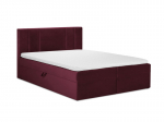 Voodi Mazzini Beds Afra 200x200 cm, punane
