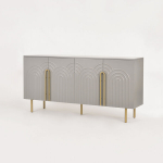 Puhvetkummut Stilig, kuldne/helehall