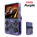 R36S Retro pihuarvutiga videom&auml;ngukonsool Linuxi s&uuml;steem, 3,5-tolline IPS-ekraan, kaasaskantav taskuvideopleier 128 GB m&auml;ngud poisile kingitus