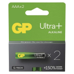 Aluselised patareid AAA 1.5V GP Ultra Plus, 2 tk