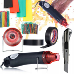 Komplekt Rosfix Mini Hot-air 300W &ndash; Kompaktne kuumapuhur, Maks. temperatuur 170&deg;C, 328 termokahanevat toru