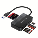 4-&uuml;hes USB 3.0 SD kaardilugeja, kiir&uuml;hendus 5Gbps andmeedastus