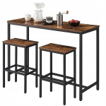 Baarikomplekt K&ouml;&ouml;gilaud + 2 Tooli