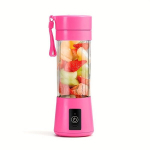 380ml 4 v&auml;rvi USB laetav kaasaskantav blender smuutideks ja kokteilideks, Raudona rožė