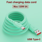 120W 6A &uuml;likiire laadimine ja andmeedastus USB-C kaabel Huawei, Xiaomi, SamSung jaoks