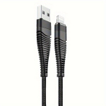 USB 18W Kiirlaadija Kaabel iPhone ja iPad jaoks., Juoda