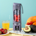 1tk, USB Laetav Kaasaskantav Mahlapress, Mini Blender, Digital Ekran, K&ouml;&ouml;gitarvik., Violetinė