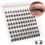 Ripsmetutikud DIY Ripsmepikendused 96tk Wispy Eraldi Vale Ripsmed C D Kaarduv 8-16mm Tihedad Kohev Ripsmetutikud