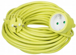 Lime roheline hoone aia pikenduskaabel 20m 230V
