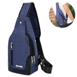 Naiste ehtekomplektid, 1 tk Compact Crossbody seljakott ja p&auml;evakott Multifunktsionaalne rinnakott, sinine