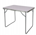 Kokkupandav turistide matkalaud 80x60x70 cm valge