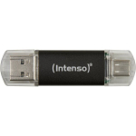 USB v&otilde;tme m&auml;lukaart - INTENSO - Twist Line - 256 Go - USB 3.2 - 70 Mo/s - USB-C ja USB-A
