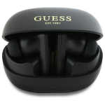 Guess słuchawki Bluetooth GUTWST88MCTGK TWS + stacja dokująca czarny|black Capsule Printed Logo