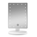 Gillian Jones - 466 Mirror w. Heart LED Light & Touch Function White