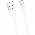 XO kaabel NB200 USB - USB-C 2,0m 2.1A valge