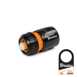 Kiirliitmik 1/2" Bradas BLACK LINE STOP-funktsiooniga
