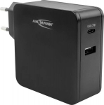 Ansmann seinaadapter Home Charger 254PD 1xUSB 1xUSB Type-C PD 60W 4700mA