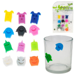 N&otilde;ude dekoratsioonid Kummitused, erinevates v&auml;rvides, 12 tk.