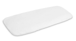 Bambusowe prześcieradło do kołyski i gondoli Białe 40x90 cm, uniwersalny