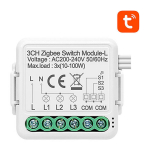 Nutikell Inteligentny przełącznik dopuszkowy ZigBee Avatto N-LZWSM01-3 Bez Neutralnego TUYA
