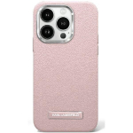 Karl Lagerfeld KLHMP16SPGMSRPP iPhone 16 6.1" r&oacute;żowy|pink hardcase FW Metal Plate MagSafe