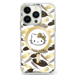 Hello Kitty HKHMP16XHGLEH iPhone 16 Pro Max 6.9" biały|white hardcase IML Golden Leaves MagSafe
