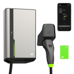 Roheline Rakk - HabuDen 22 kW 32 A 5 m T&uuml;&uuml;p 2 elektris&otilde;idukite (EV) seinalaadija koos GC rakenduse Bluetooth WiFi NFC-ga