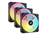 Protsessori jahuti PC Jahutamine - CORSAIR - CO-9051002-WW - PWM 120 mm iCUE LINK QX120 RGB ventilaatorite algkomplekt