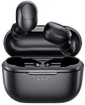 Juhtmeta Bluetooth 5.0 k&otilde;rvasisesed k&otilde;rvaklapid, mini-k&otilde;rvatuvastus, USB-C juhtmevaba laadimine, 28-tunnine taasesitus, sisseehitatud mikrofoniga k&otilde;rvaklapid (must)