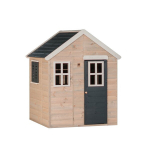 Puidust m&auml;ngumaja lastele, Wendi Toys M18G, hall, 120 x 120 x 155 cm