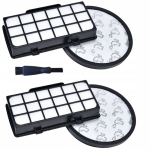 2 x ROWENTA TEFAL X-TREM POWER CYCLONIC FILTER SET ZR006001