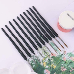 Muud m&ouml;&ouml;blitarvikud, &uuml;ksikasjad akr&uuml;&uuml;lv&auml;rvipintslid | Fine Tip | Ideaalne miniatuurseks maalimiseks | Kujukese modelleerimine | Akvarell | 10 tk komplekt,