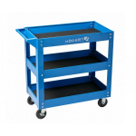 T&ouml;&ouml;riistak&auml;ru garaaži ja t&ouml;&ouml;kotta 3 riiuliga metallkonstruktsioon ergonoomiline k&auml;epide ja 4 man&ouml;&ouml;verdavat ratast 78&times;38&times;78 cm kandev&otilde;ime 110 kg HT7G570 HOGERT