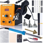 KOMPLEKT ROSFIX 858D + BL80W &ndash; 700W JA 80W, T&Auml;PNE TEMPERATUURIKONTROLL, PLASTIKKEEVISKOMPLEKT