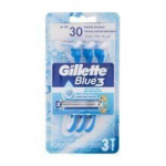 &Uuml;hekordsed raseerijad meestele Gillette Blue 3 Cool, 3 tk