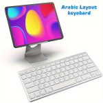 YLOVETOYS Araabia Klaviatuur, Juhtmevaba &Otilde;huke Stiilne Klaviatuur iPad/iOS.