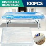 100tk Veekindel &Uuml;hekordsed Spa Voodikatted - L&auml;bipaistvad Massaažilaudlinad Ilusalongidele, 119.38x198.12 cm
