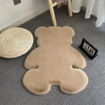 Khaki K&uuml;&uuml;likukarva Karumatt Kodu Magamistoa Libisemiskindel Vaip., 60*90 cm