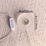 USB-Toitega Puidust LED Alus Kristallkuulile, Kunst ja Dekoratsioon., 8 cm / 3,14 colio akrilo pagrindas