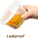 Plastikust toidukonteinerid, 24 tk, 340 ml