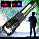 Anyice Laetav Led Taskulamp - Kaasaskantav Latern Telkimiseks, Kalastamiseks & Jalgrattas&otilde;iduks | Usb Toitega 2800Mah Liitiumakuga Taskulamp Laetav., PC-2800 mAh (P50)