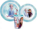 Disney Frozen &otilde;htus&ouml;&ouml;gi komplekt, mikroplastist komplekt, koos 260 ml tassiga
