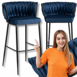 Baaritool Hocker, sinine