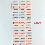 Kleebised nimega, DQ01-60PCS