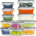 plastist toidukonteinerid, 12 tk
