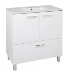 Vannitoakapp valamuga Laura 80 cm, valge