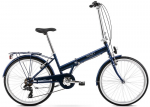 Linnaratas Romet Jubilat Eco 2024 24", sinine, Raam 15"