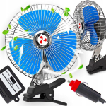 Autoventilaator BERIMAX YXP-2F3 12 V, klambriga