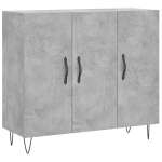 puhvetkapp，kapp，kummut, betoonhall, 90 x 34 x 80 cm, tehispuit CFE572801