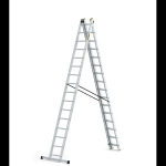Kolmeosaline multifunktsionaalne redel DRABEST "PRO" 3x16 (DR-AL-DW-PRO-3X16-2K)